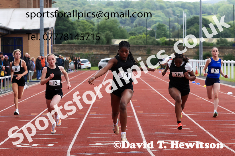Sprints, 2026 Northumberland Schools Track and Field, Wentworth, Hexhan. Photo: David T. Hewitson/Sports for All Pics